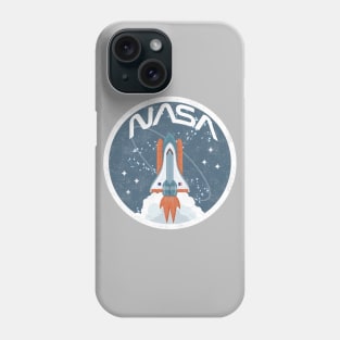 NASA retro shuttle Phone Case