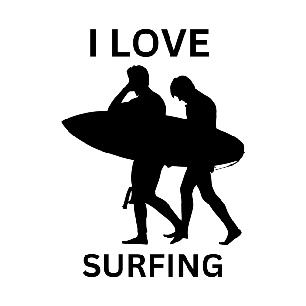 I Love Surfingg by NiksDesign