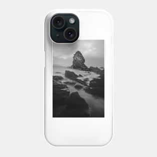 St. Gwenfaen's Pillar in Black & White Phone Case