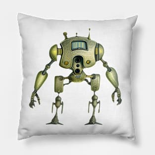 Robot artillery Pillow