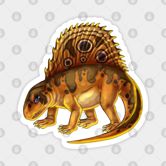 Dimetrodon Magnet by cometkins