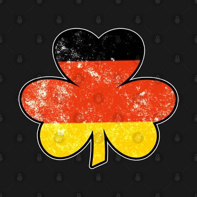 German Flag Shamrock German and Irish Heritage by graphicbombdesigns