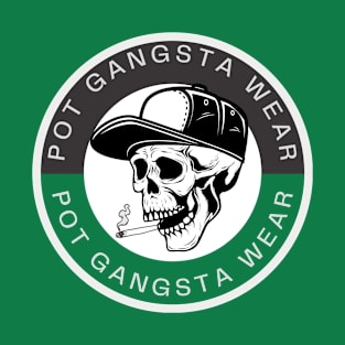 Pot Gangsta Wear - Marijuana Weed Art T-Shirt