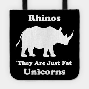 Fat Unicorn rhino Tote