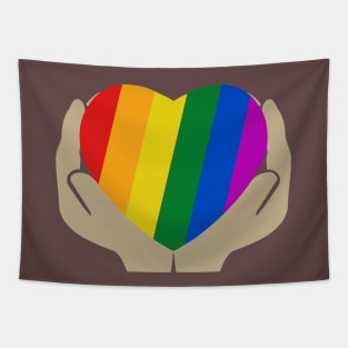 Inclusive Heart Tapestry