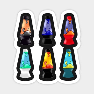 Lava Lamp Sticker Pack Magnet