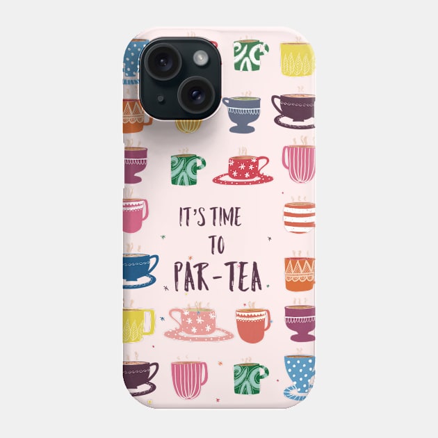 Partea cups Phone Case by Guncha Kumar