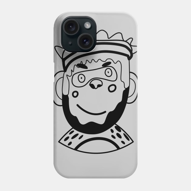 Monkey hippy Phone Case by Olga_kart