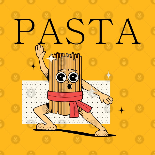 Hand drawn Pasta Fun by Mako Design 