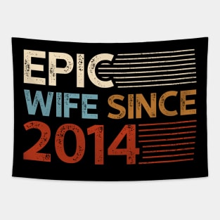 Epic Wife Since 2014 Tapestry