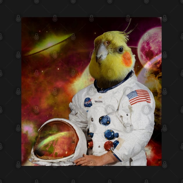 astronaut cockatiel by FandomizedRose