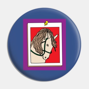 Horses Rider Pony Girl Pin