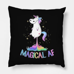 Unicorn Magical AF Pillow