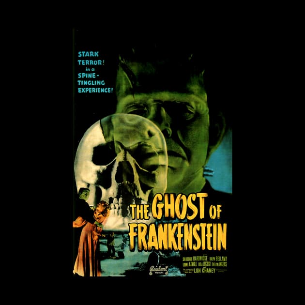 Classic Horror Movie Poster - Ghost of Frankenstein by Starbase79