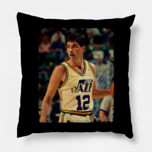 John Stockton - Vintage Design Of Basketball Pillow