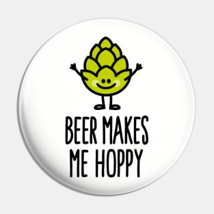 Beer makes me hoppy happy hops beer Pin