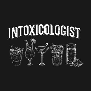 Intoxicologist Barkeeper Cocktail Bartender T-Shirt