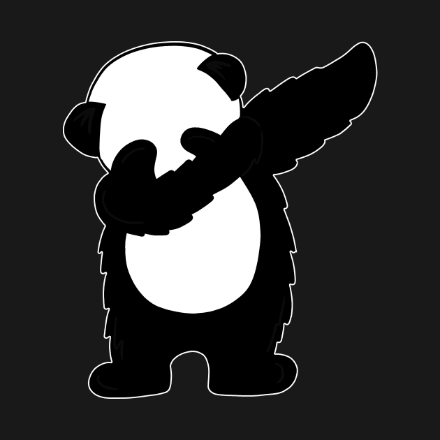 Cute Dabbing Panda Bear Dab Dance by dukito