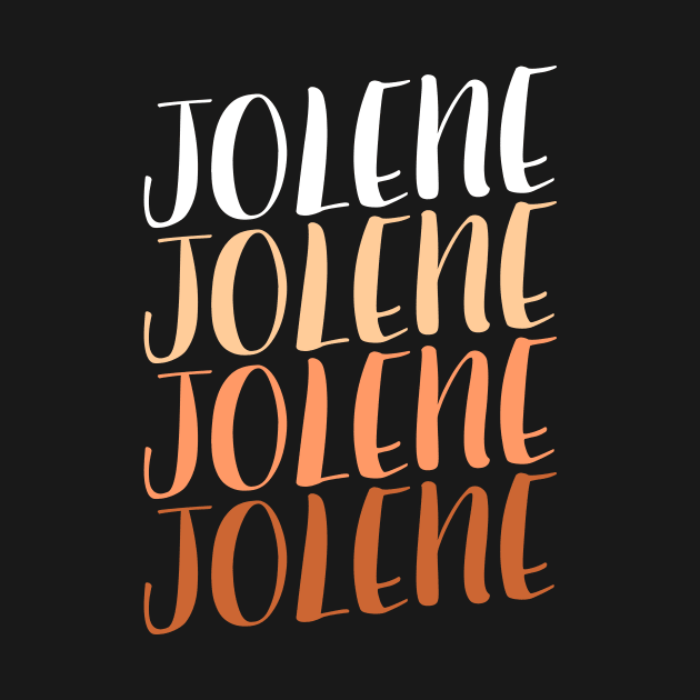 jolene vintage lettering by night sometime