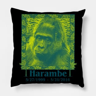 Harambe Memorial Rest In Peace Pillow