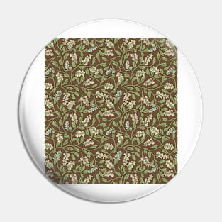 Acacia false branches on brown background Pin