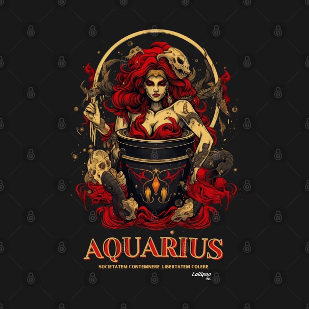 Dark Zodiac Aquarius: The Unconventional Soul (Mini) by LollipopINC