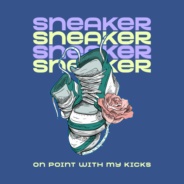 On Point with my Kicks Sneakerhead Sneaker by Cocomomcreations