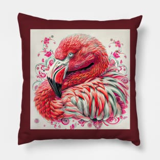 Pretty Flamingo Pillow