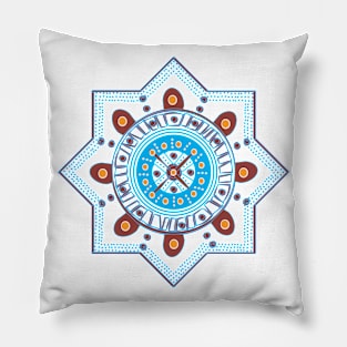 Geometric Moroccan Inspired Design Pillow