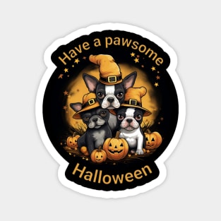 Pawsome Halloween Magnet