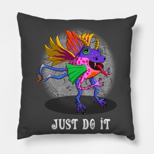 Alebrije Fish Monster Pillow