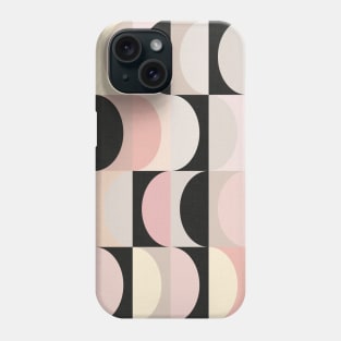 Mid-Century Modern Shapes / Vintage Blush Phone Case