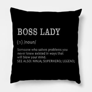 Boss lady - Definition design Pillow