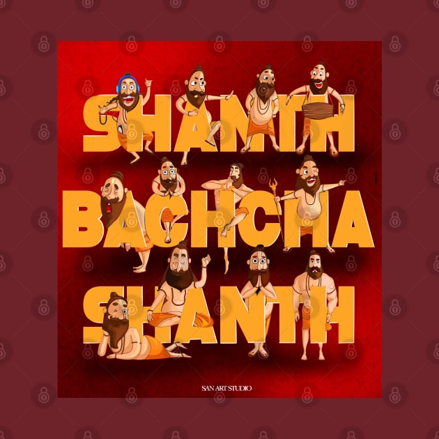 Shanth bachcha Shanth by SAN ART STUDIO 