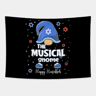 Funny The Musical Gnome Hanukkah Matching Family Tapestry