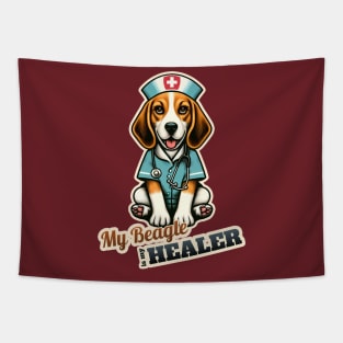 Beagle Nurse Tapestry