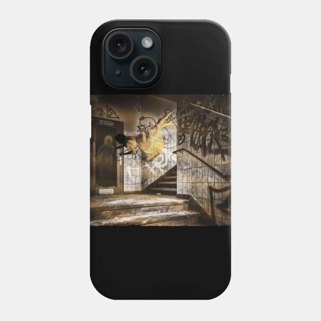 3D GHOST STATION Phone Case by MICHAEL ZHOU