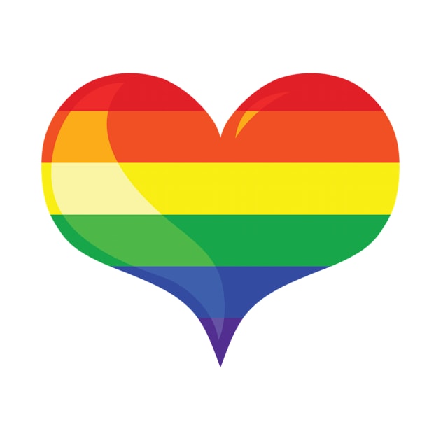 Gay Pride Heart by MADesign