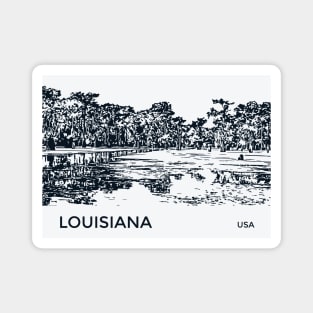 Louisiana USA Magnet