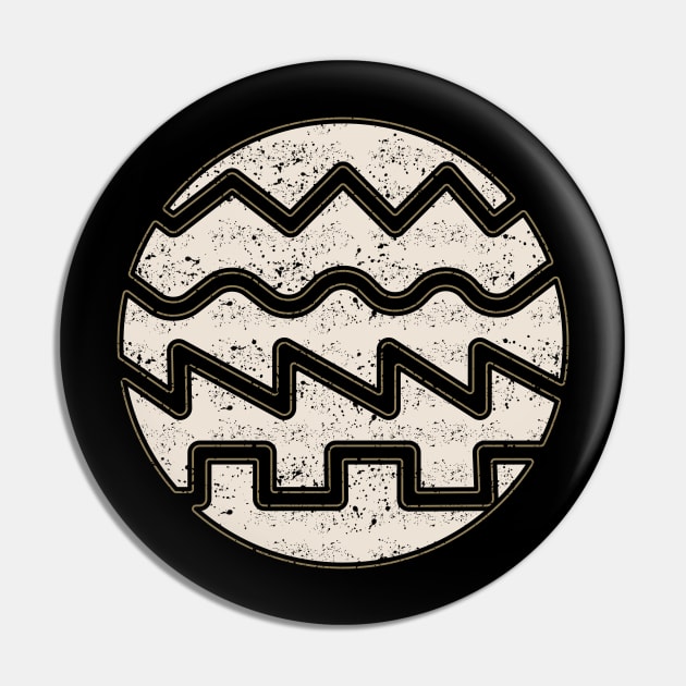 Synthesizer Waveform Pin by Mewzeek_T