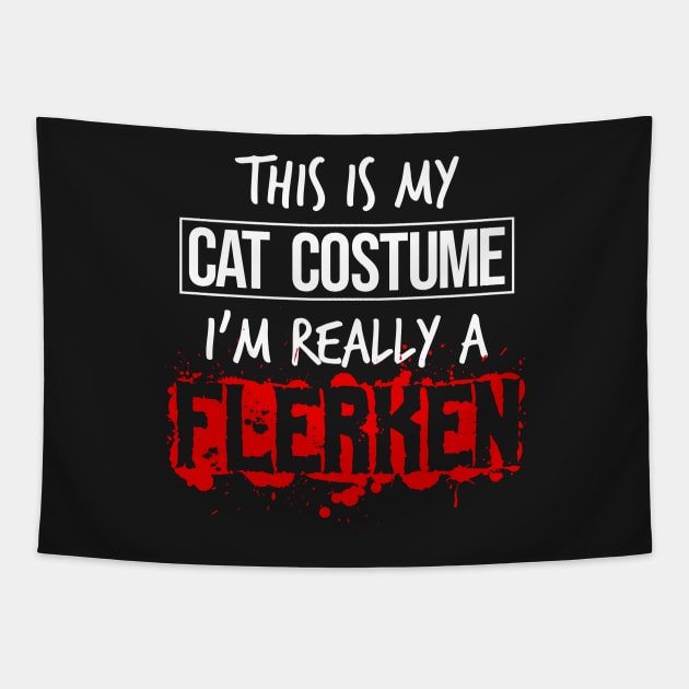 This Is My Cat Costume I'm Really Not A Cat Tapestry by CeeGunn