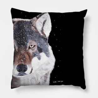 Wolf Face Pillow