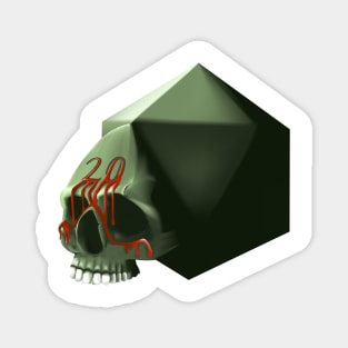 TLD Skull Magnet