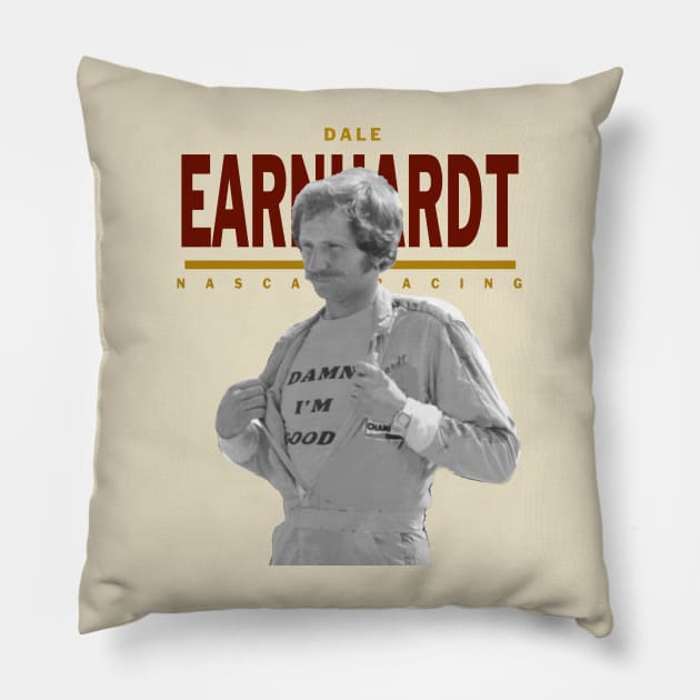 Dale earnhardt - Vintage Pillow by wsyiva