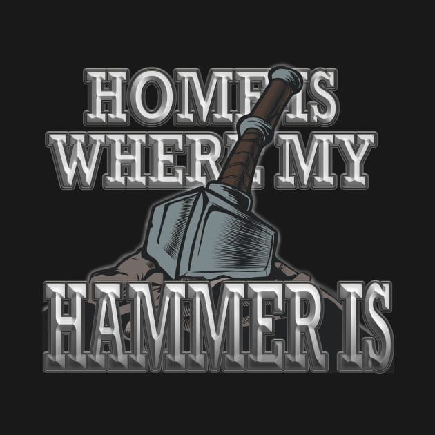 Home is Where My Hammer is - Blacksmith Knife Maker by JTYDesigns