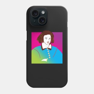 CHRISTOPHER MARLOWE, POP ART COLOURS - poet, spy, Elizabethan, friend of Shakespeare Phone Case