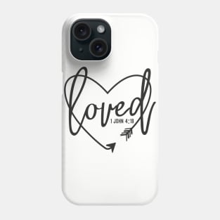 arrow heart loved Phone Case