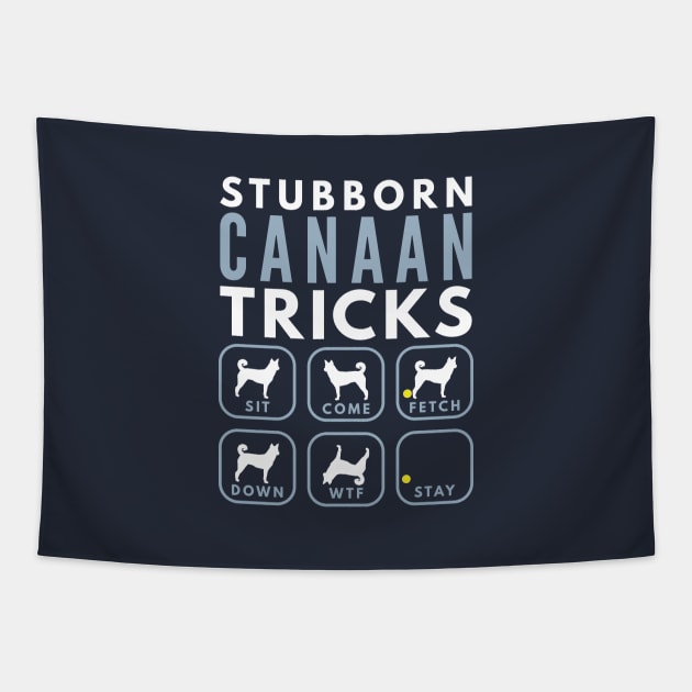 Stubborn Bedouin Sheepdog Tricks - Dog Training Tapestry by DoggyStyles