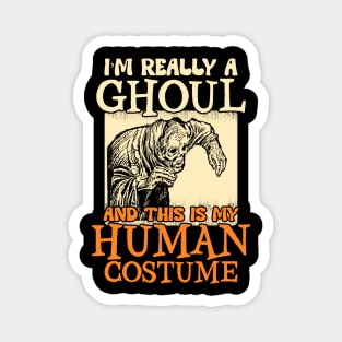 Ghoul Halloween costume Magnet