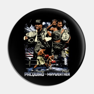 Floyd Mayweather Vs. Manny Pacquiao Vintage Pin